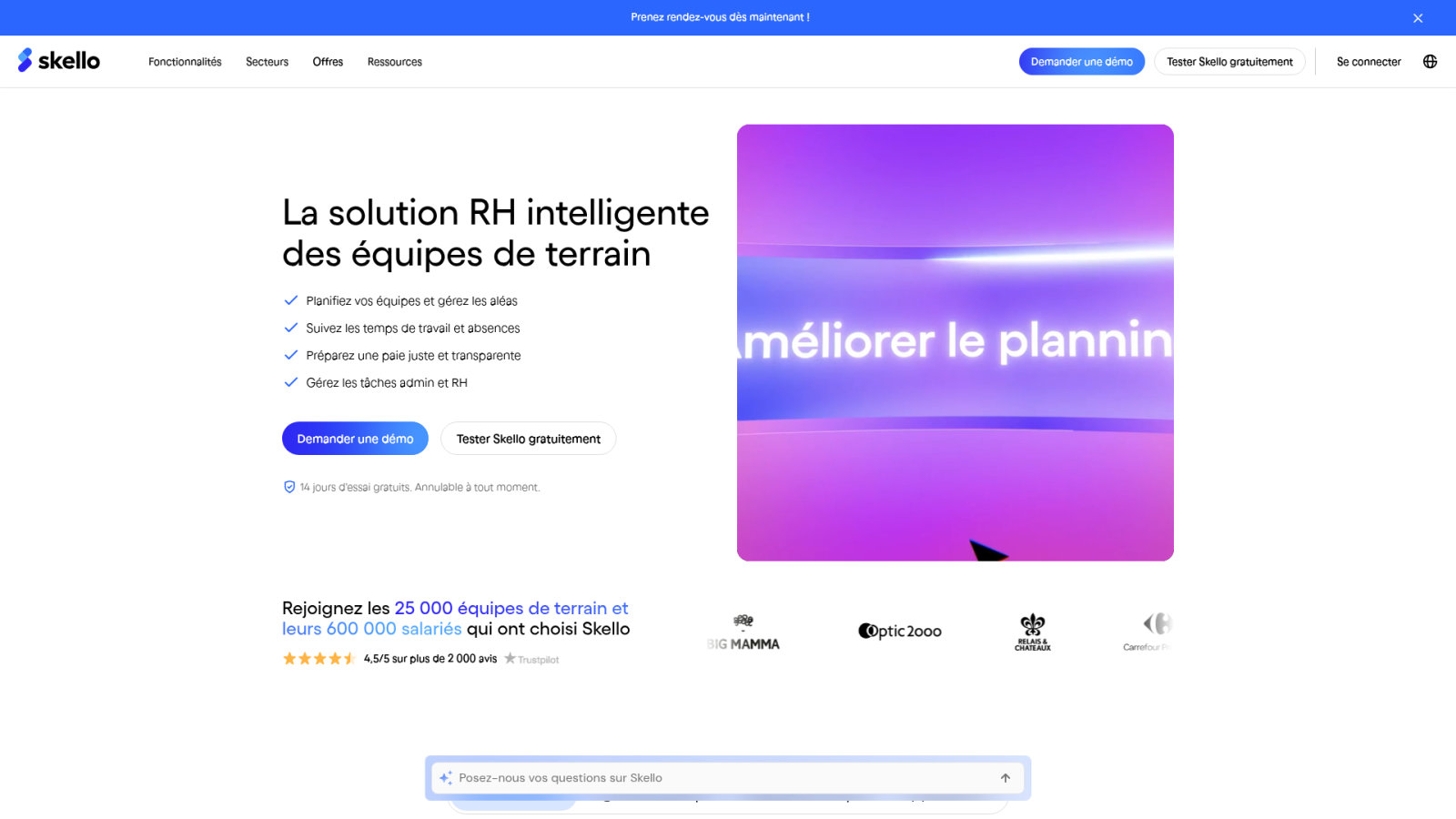 Skello et In Extenso : le pilotage précis des temps de travail