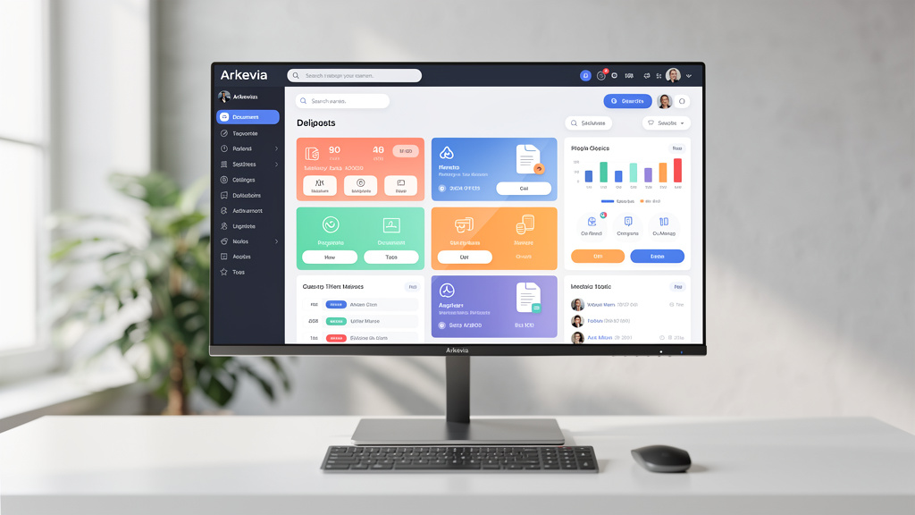 L'interface Arkevia et ses fonctionnalités principales